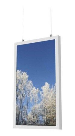 HI-ND mounting kit for LCD display portrait white HI-ND mounting kit for LCD display portrait white