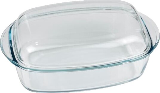 Pyrex   Essentials ildfast form med lokk 4,5L glass