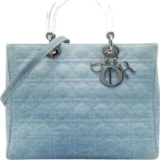 Dior Vintage Dame Pre owned Blå ONE SIZE,