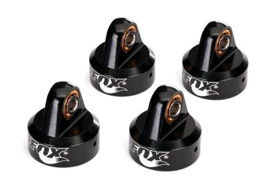 Traxxas 8456 Shock Caps Alu Black Fox GTR 4 Traxxas 8456 Shock Caps Alu Black Fox GTR 4