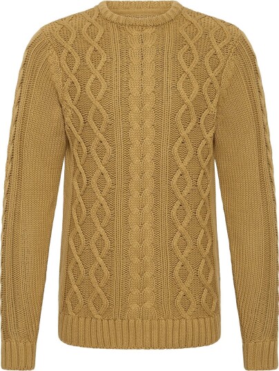 Blend Bhburre Crew Knit DRIED TOBACCO L