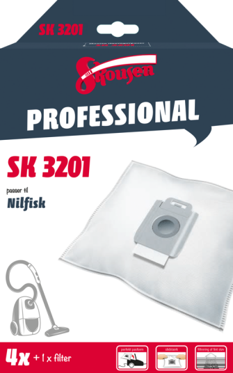 Skousen Professionel Støvsugerposer Sk3201 Skousen Professionel Støvsugerposer Sk3201