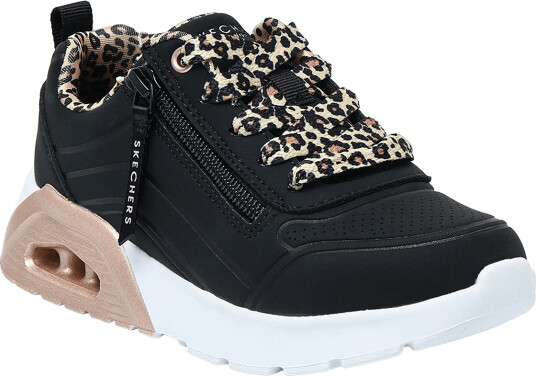 Skechers Uno Lite 2.0 Leopard Stride Black 28