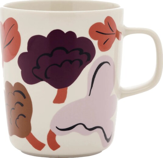 Marimekko Kukasta Kukkaan krus Stoneware-plomme-bronse-terrakotta 25 cl