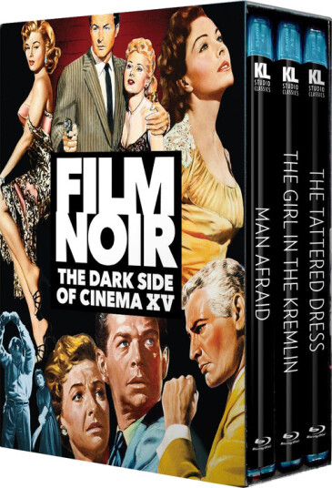 Film Noir: The Dark Side Of Cinema XV: Man Afraid / The Girl in the Kremlin / The Tattered Dress Bluray