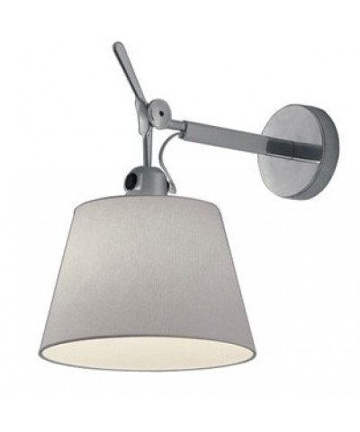Artemide - Tolomeo Parete Diffusore Vegglampe Ø32 Grå Satin Artemide - Tolomeo Parete Diffusore Vegglampe Ø32 Grå Satin