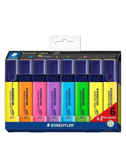 Staedtler Highlighter Textsurfer promo 6+2