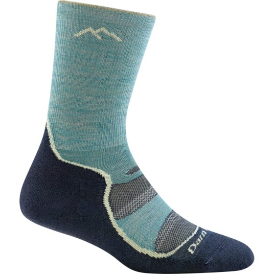 Darn Tough Women's Light Hiker Micro Crew Light Cushion S , Aqua