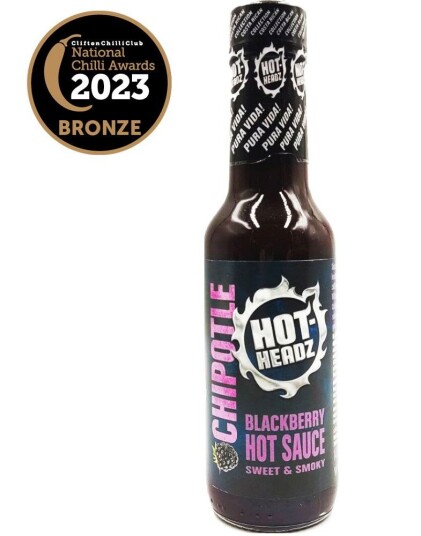 Blackberry Sweet and Smokey Hot Sauce Søt og Røkt Chipotle Chilisaus med Bjørnebær 148 ml Costa Rica Blackberry Sweet and Smokey Hot Sauce Søt og Røkt Chipotle Chilisaus med Bjørnebær 148 ml Costa Rica