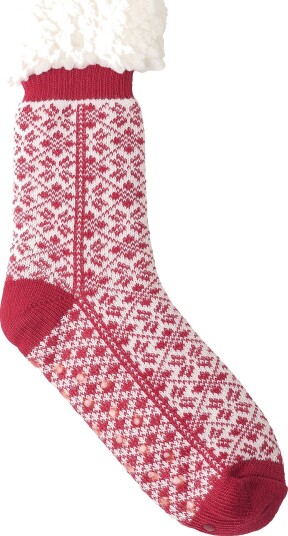 Cuddly Socks by Taubert Sokker Astrid Lamb Lined Anti slip Socks Rød