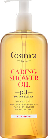 Cosmica Caring Shower Oil Uparfymert 400 ml