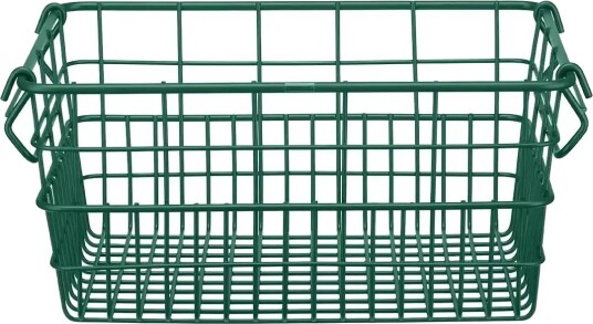 Blomus Storage Basket   17 X 37 X 27 Cm   Kago   Rain Forest   Green   L 21CM