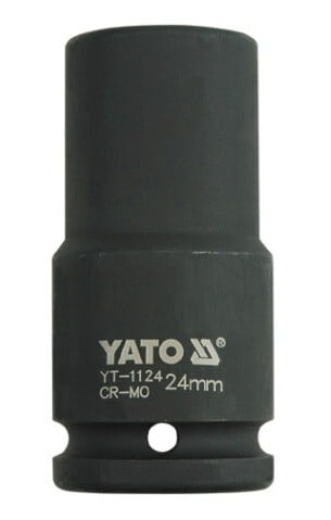 Yato Sort Kraftpipe 3/4" Metrisk 24mm med 1 Hoder
