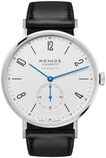 Nomos Glashütte Herreklokke N 149 Tangente Neomatik Sølvfarget/Lær