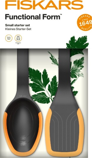 Fiskars Functional Form Startsett med Øse og Slikkepott