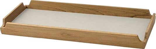 LIND DNA Airy teak brett 36,6x14,6 cm Oyster White