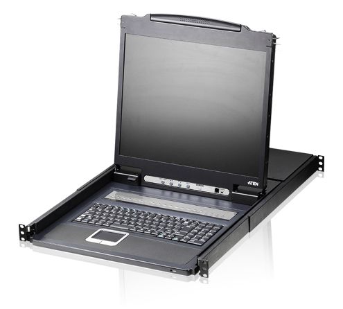ATEN CL1308N LCD KVM Switch Console 1U ATEN CL1308N LCD KVM Switch Console 1U