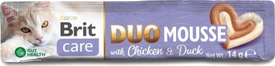 Brit Care Cat Creamy Duo Mousse Chicken & Duck 4x14g Brit Care Cat Creamy Duo Mousse Chicken & Duck 4x14g