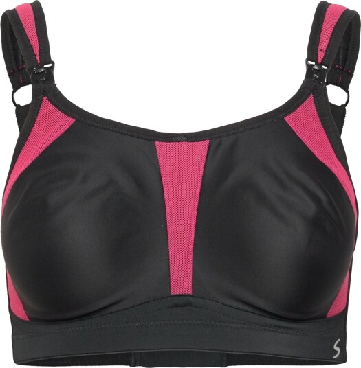 Swegmark Nursing Sports Bra Moulded Cups Black 75 D