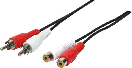 LogiLink Audio cable 2x Cinch male to 2x Cinch fem