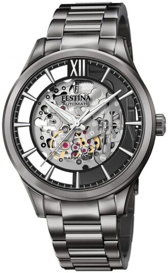 Festina Herreklokke F20632 1 Classic Grå/Stål Ø42.8 mm