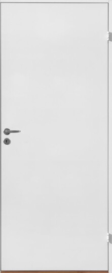Solid Dørblad funkis basic 80x200 hvit slett lettdør Solid Dørblad funkis basic 80x200 hvit slett lettdør