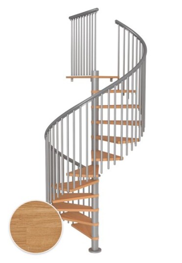 Dolle Montreal Spiral Eik Oljet Pearl Grey Classic5 14T Ø160