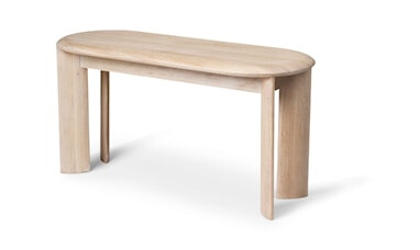 Bevel Bench – White Oiled Oak