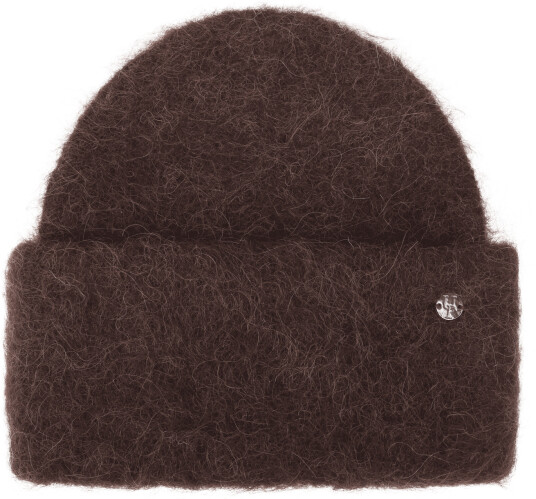 Aba Rib beanie Chocolate Brown One Size Fury fluffy ribbed beanie