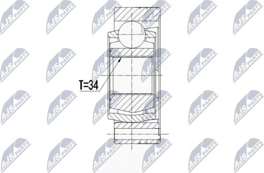 Drivledd NTY NPW WW 122