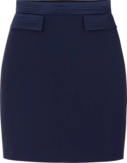 Elisabetta Franchi Dame Skjørt Blå 2XL,