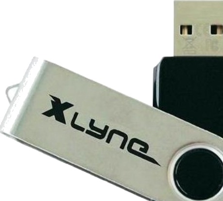 Xlyne 177559-2 4 Gb Usb Type-A 2.0 8 Mb/S Svivel Sort Rustfritt Stål Xlyne 177559-2 4 Gb Usb Type-A 2.0 8 Mb/S Svivel Sort Rustfritt Stål