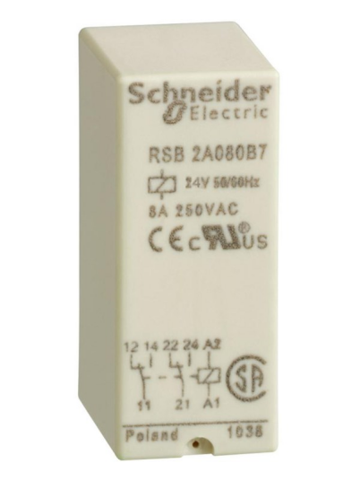 Schneider Electric Relay+socket.2co.24vac (3389110255836)