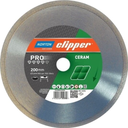 Norton Disc L. Full 200Mm Clipper
