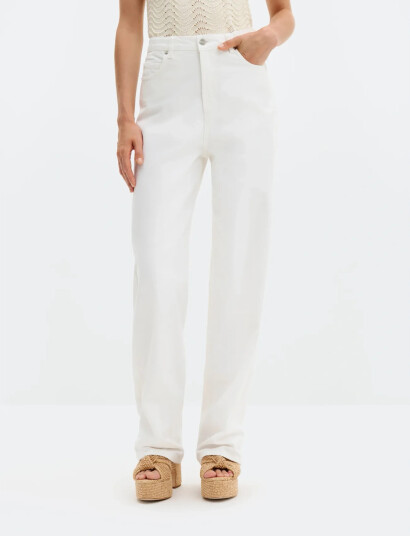 Malina Katia High Rise Wide Jeans White 25 Malina Katia High Rise Wide Jeans White 25