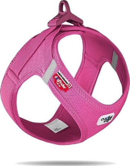 Curli Clasp Air-Mesh Vestsele Medium Fuchsia for Hund