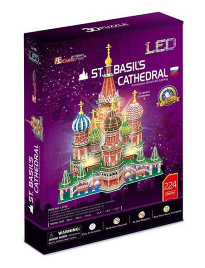 Cubic Fun St. Basil´s Cathedral (224) 3D Puslespill