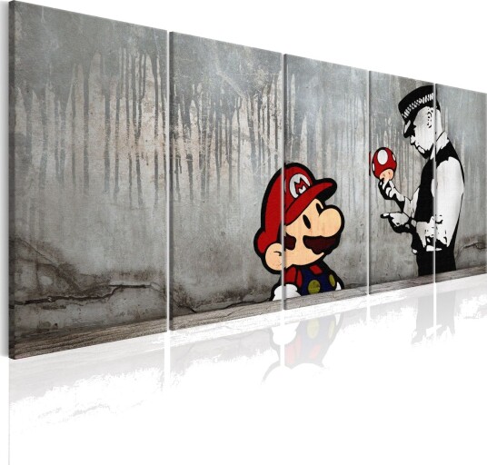 Bilde Mario Bros On Concrete 200x80 Artgeist sp. z o. o.