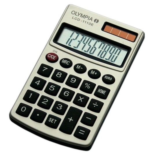 Olympia LCD 1110E Kalkulator 10 Sifre Olympia LCD 1110E Kalkulator 10 Sifre