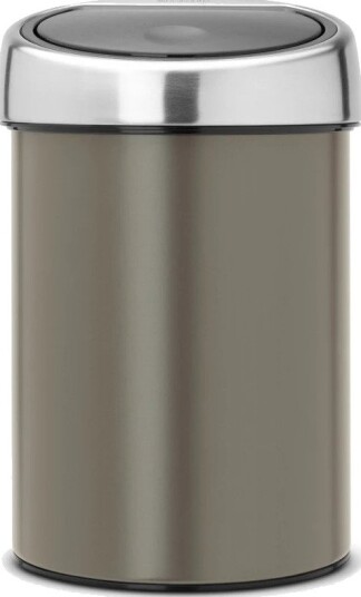 Brabantia Touch Bin Avfallsbøtte - 3L - Platinum