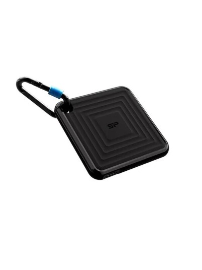 Silicon Power PC60 Portable SSD 256GB Svart Ekstern SSD USB 3.2 Gen 2 SP256GBPSDPC60CK
