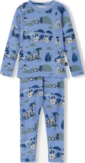 Reima Moomin Trivsam ull/bambus sett airy green (80) 80