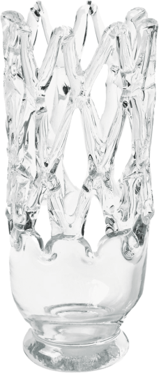 Olsson & Jensen Timantti vase liten 33 cm Klar
