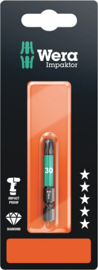 Wera Impaktor TX30 50 mm Torx-bits for Elektroverktøy