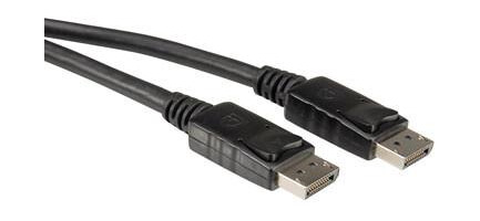 ROLINE DisplayPort Cable DP-DP. M/M. Black. 10m