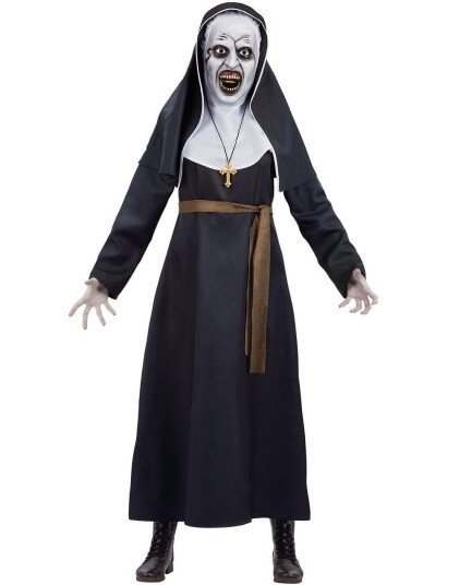 The Nun Conjuring Lisensiert Dame Kostyme med Maske L