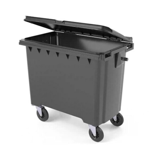 Avfallsbeholder PWS 1000L Grå