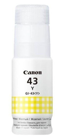 Canon GI-43 / 4689C001 Yellow Refil - Blekkrefill Canon GI-43 / 4689C001 Yellow Refil - Blekkrefill