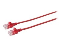 MicroConnect CAT6a U/UTP 10m Nettverkskabel RJ-45 Rød