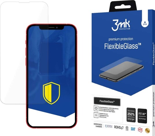 3Mk FlexibleGlass Skjermbeskytter for iPhone 13 Mini - Klar og Slitesterk